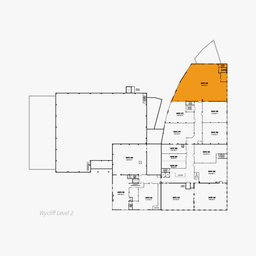The Wycliff Suite 260 Building Location
