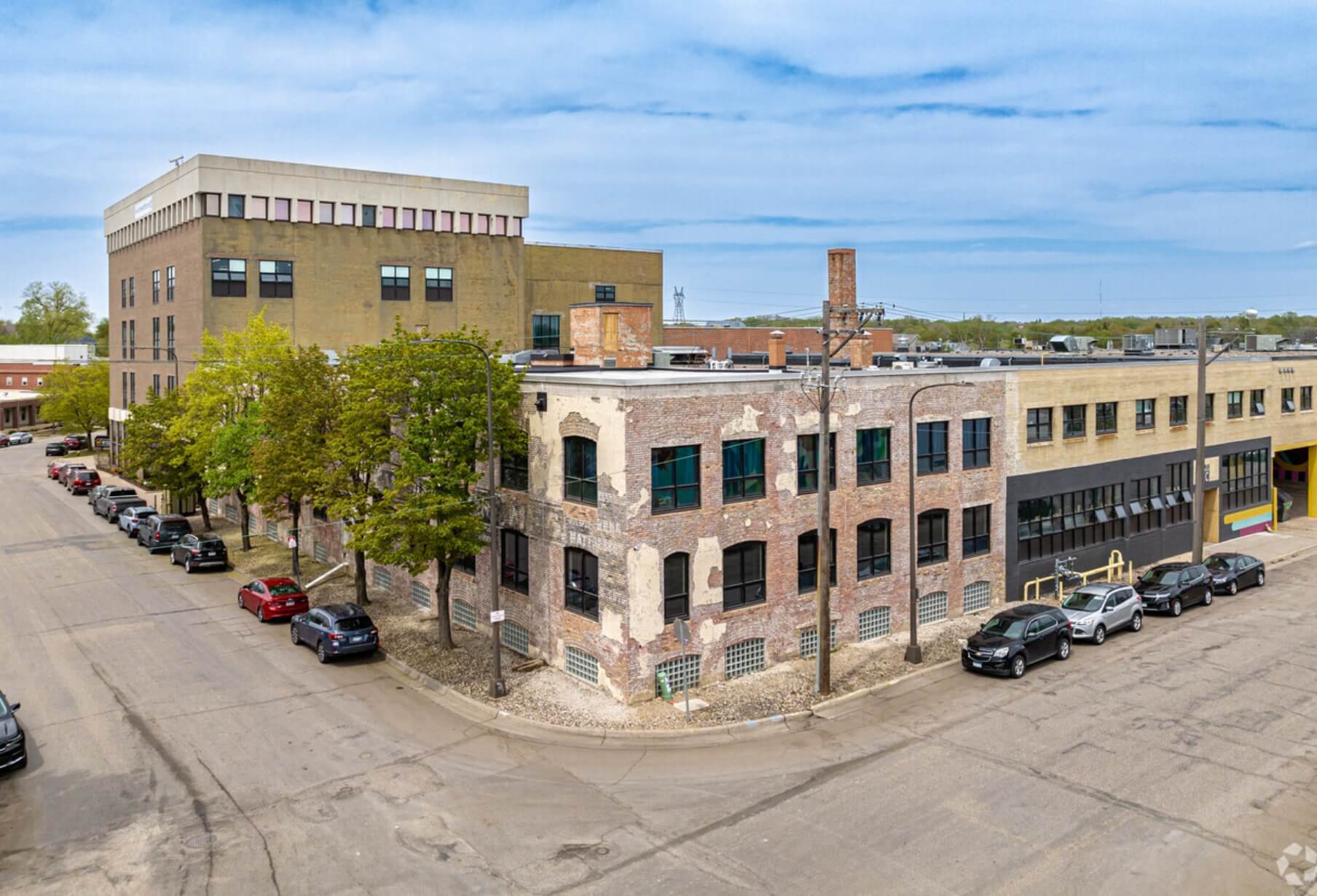 aerial view of wycliff on bradford