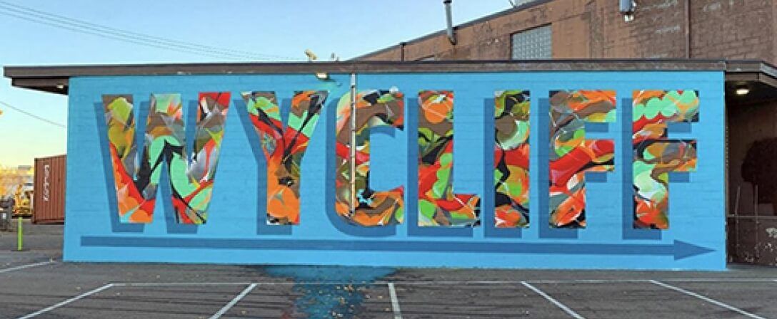 a wycliff mural